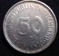 50 Pfennig 1974 G