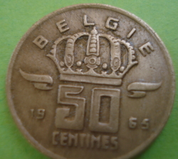 Image #1 of 50 Centimes 1965 (België)