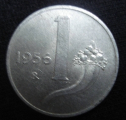 1 Lira 1956