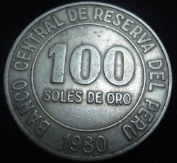 100 Soles De Oro 1980