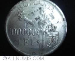 Image #1 of [COUNTERFEIT] 100.000 lei 1946