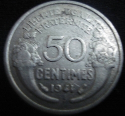 Image #1 of 50 Centimes 1941