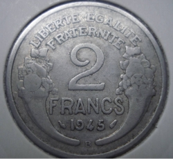 Image #1 of 2 Francs 1945 B