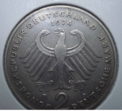 Image #1 of 2 Mark 1974 D - Konrad Adenauer