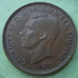 1/2 Penny 1947