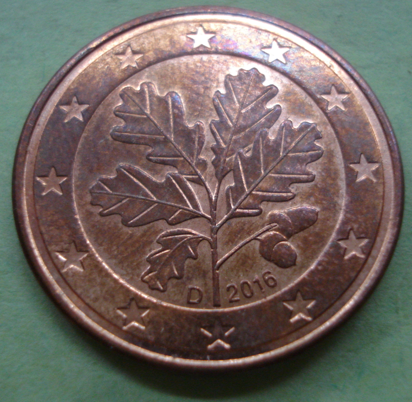 5 Euro Cent 2016 D Euro 2002 present Germany Coin 41332