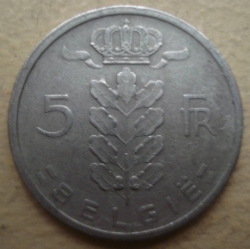 Image #1 of 5 Francs 1958 (België)