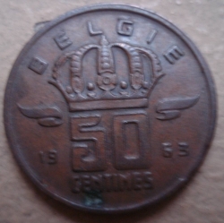 Image #1 of 50 Centimes 1963 (België)