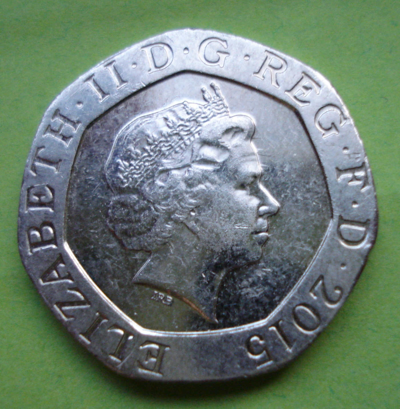 20 Pence 2015 Elizabeth II 1952 2022 Great Britain Coin 37161