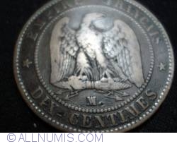 10 Centimes 1855 MA (Anchor)