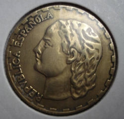 1 peseta 1937 REPLICA
