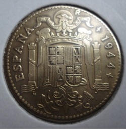 Image #2 of 1 peseta 1944 REPLICA