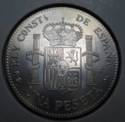 Image #1 of 1 peseta 1891 REPLICA