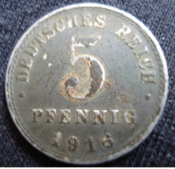 5 Pfennig 1916 A