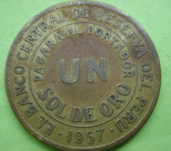 1 Sol de Oro 1957