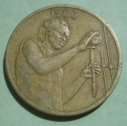 25 Francs 1980