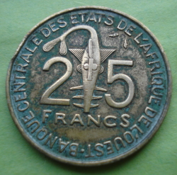 25 Francs 1989