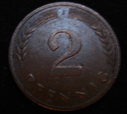 2 Pfennig 1970 J