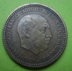 Image #2 of 1 peseta 1953 (60)