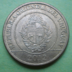 Image #2 of 1 Peso Uruguayo 2012