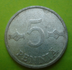 5 Pennia 1977