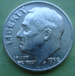 Image #2 of Dime 1958 D