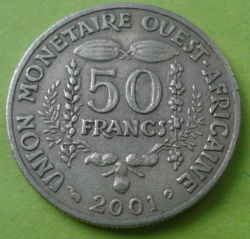 50 Franci 2001