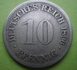 Image #1 of 10 Pfennig 1896 F