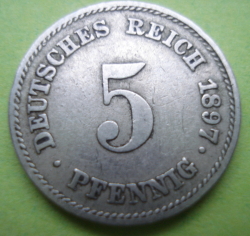 Image #1 of 5 Pfennig 1897 E