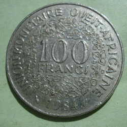 100 Franci 1984