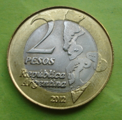 Image #1 of 2 Pesos 2012 - 30th Anniversary of the South Atlantic War