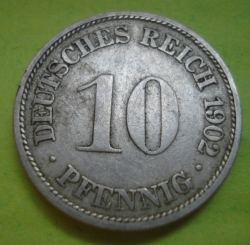 10 Pfennig 1902 F
