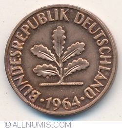 2 Pfennig 1964 J