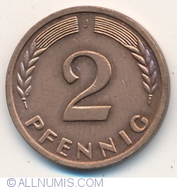 Image #1 of 2 Pfennig 1964 J