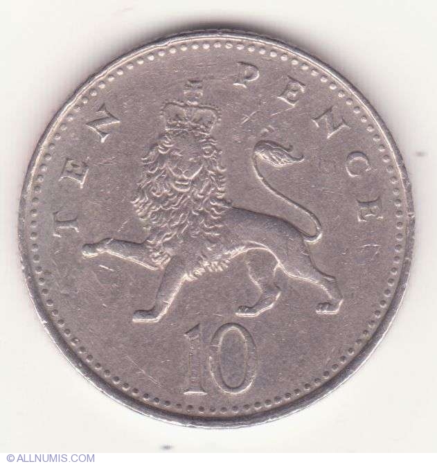 10 Pence 1992 Elizabeth II 1952 present Great Britain Coin 1697