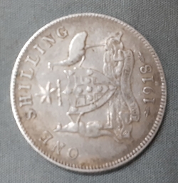 Image #2 of 1 Shilling 1918 M