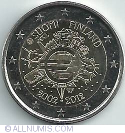 2 Euro 2012 - 10 ani de existenţă a bancnotelor şi monedelor euro