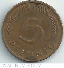 5 Pfennig 1979 G