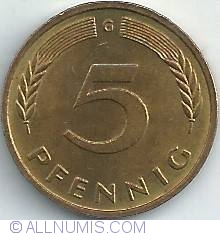 Image #1 of 5 Pfennig 1984 G