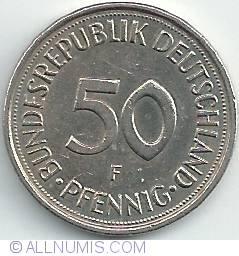 50 Pfennig 1985 F