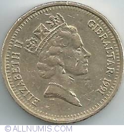Image #2 of 1 Pound 1991 AC