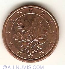 Image #2 of 1 Euro Cent 2010 F
