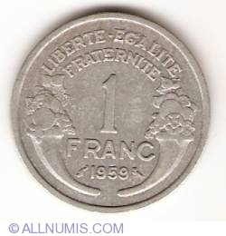 Image #1 of 1 Franc 1959