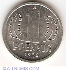 Image #1 of 1 Pfennig 1988 A
