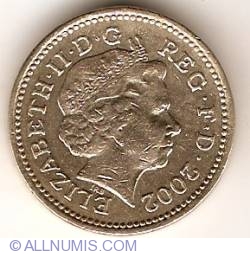 Image #2 of 1 Pound 2002 - England
