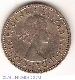 Image #2 of 1 Shilling 1956