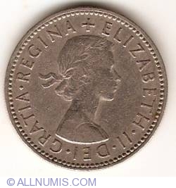 Image #2 of 1 Shilling 1958