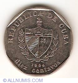 Image #2 of 10 Centavos 1994