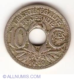 Image #1 of 10 Centimes 1919