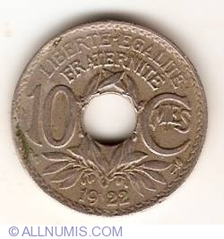 Image #1 of 10 Centimes 1922